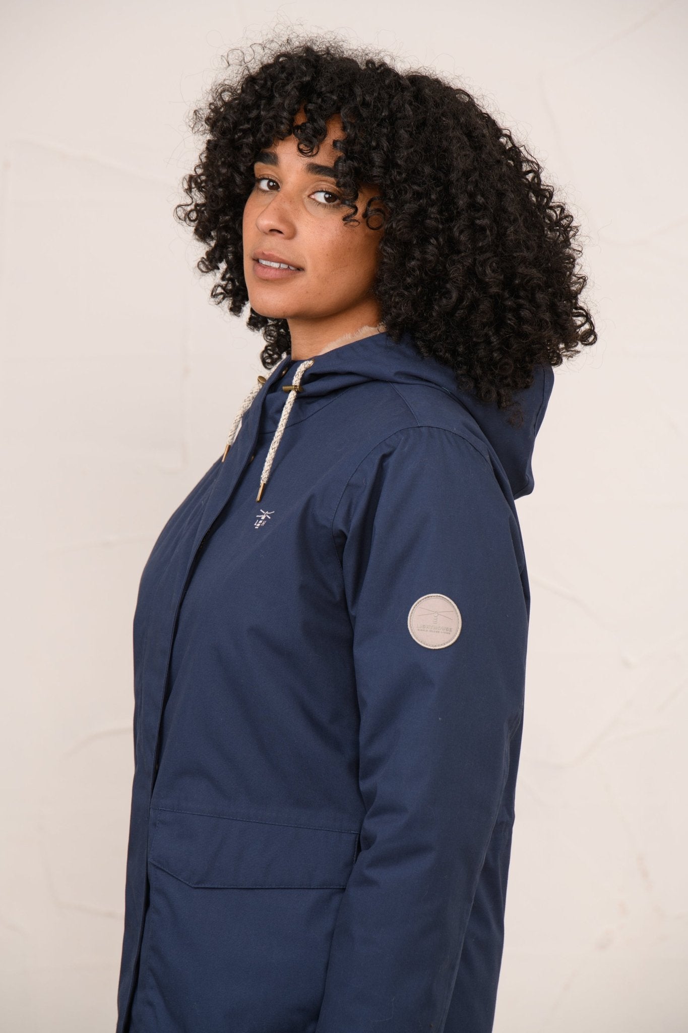Fallon Coat - Navy-Lighthouse