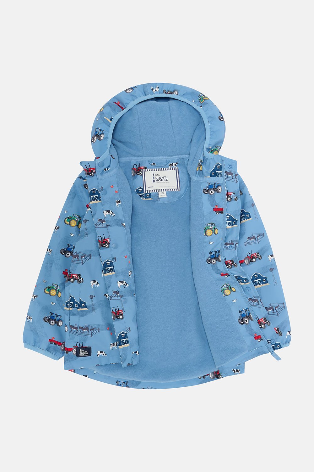 Finlay Coat - Farm Print-Lighthouse