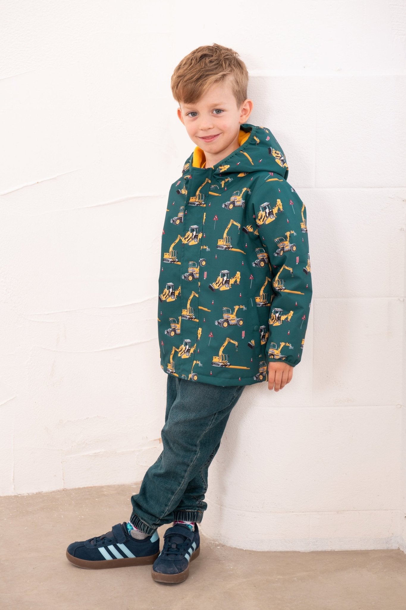 Finlay Coat - JCB Print-Lighthouse