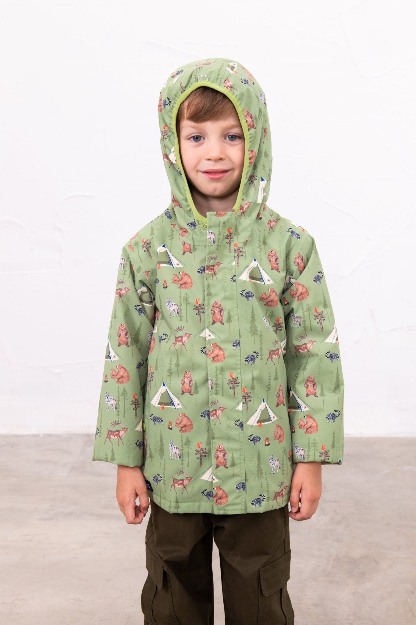 Finlay Coat - Woodland Print-Lighthouse