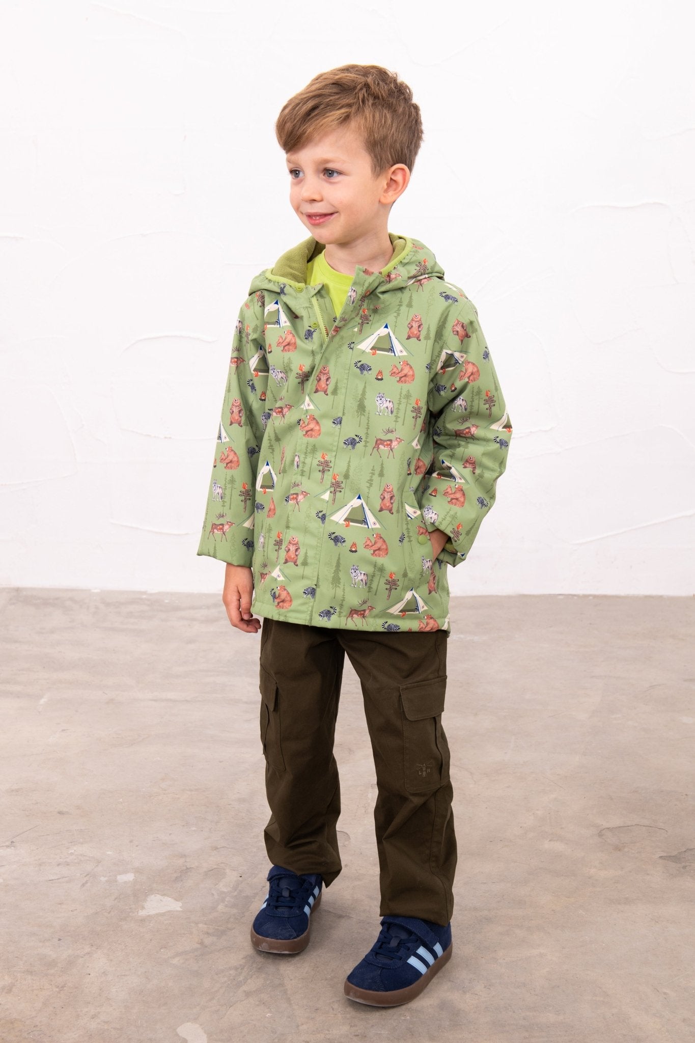 Finlay Coat - Woodland Print-Lighthouse