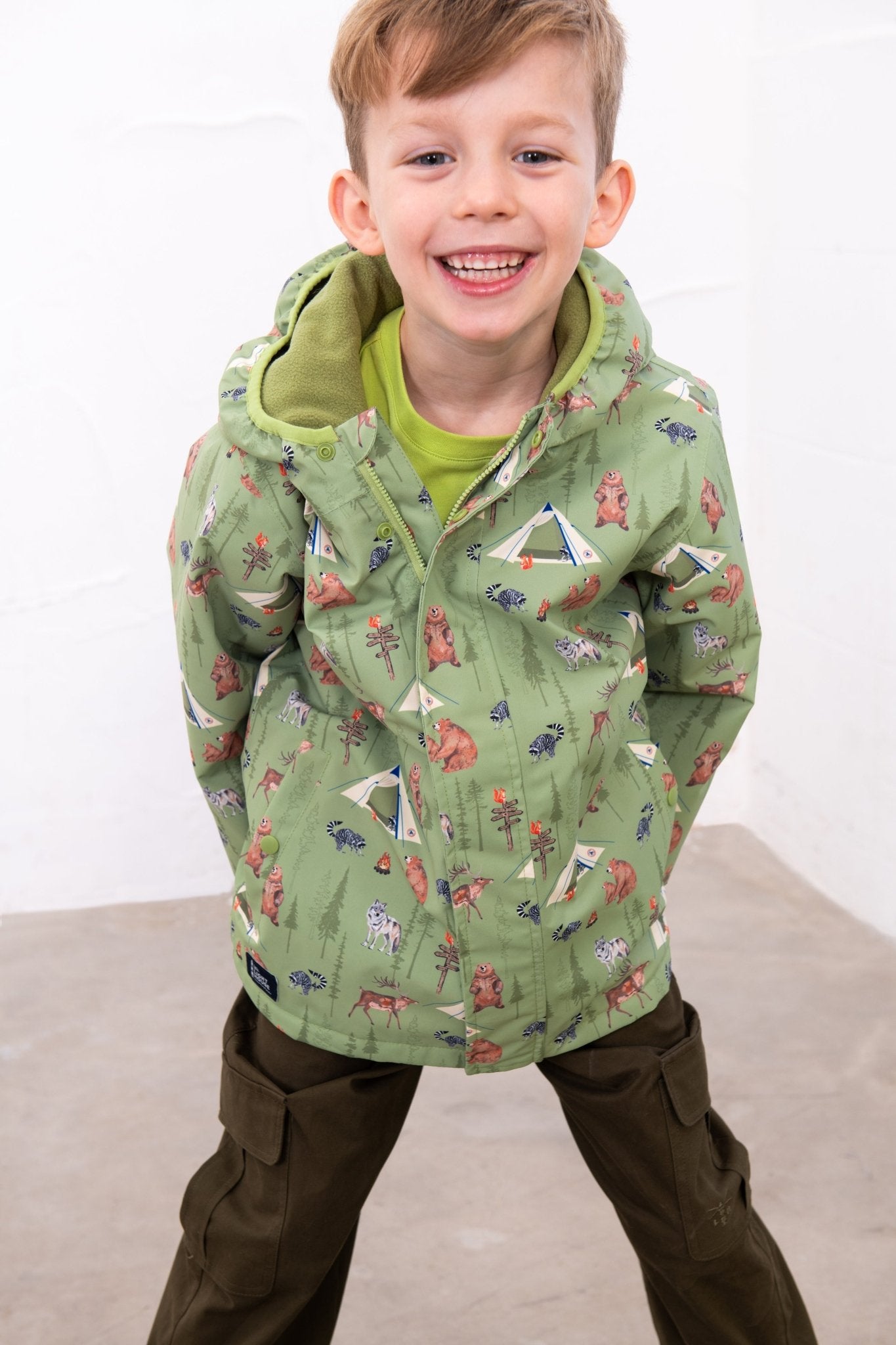 Finlay Coat - Woodland Print-Lighthouse