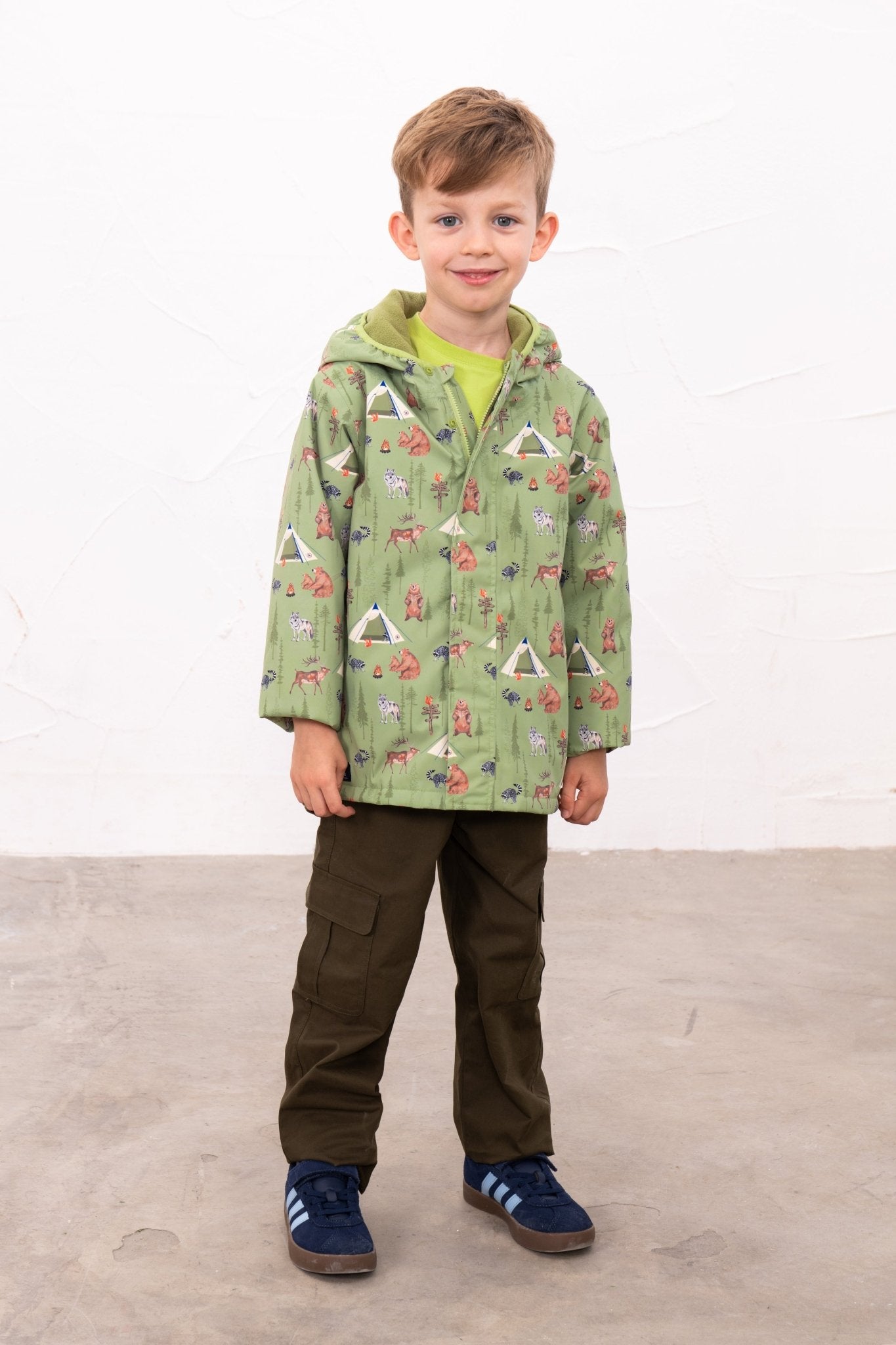 Finlay Coat - Woodland Print-Lighthouse
