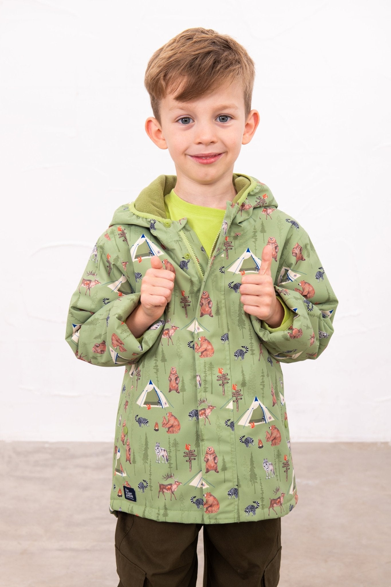 Finlay Coat - Woodland Print-Lighthouse