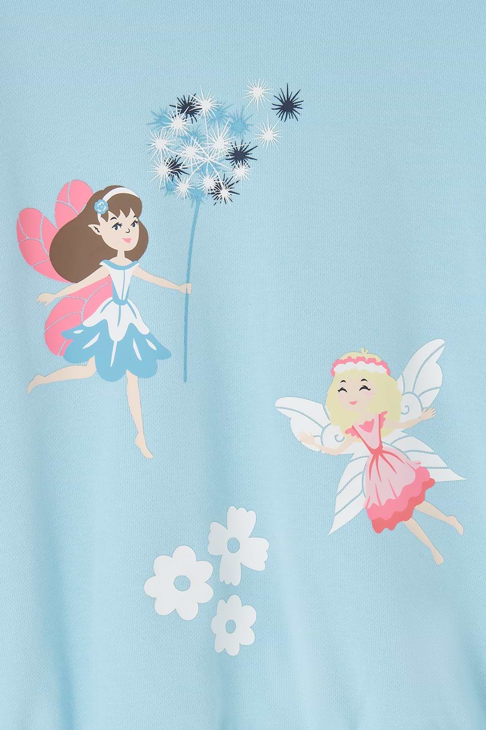 Flora Sweatshirt - Fairy Print - Lighthouse