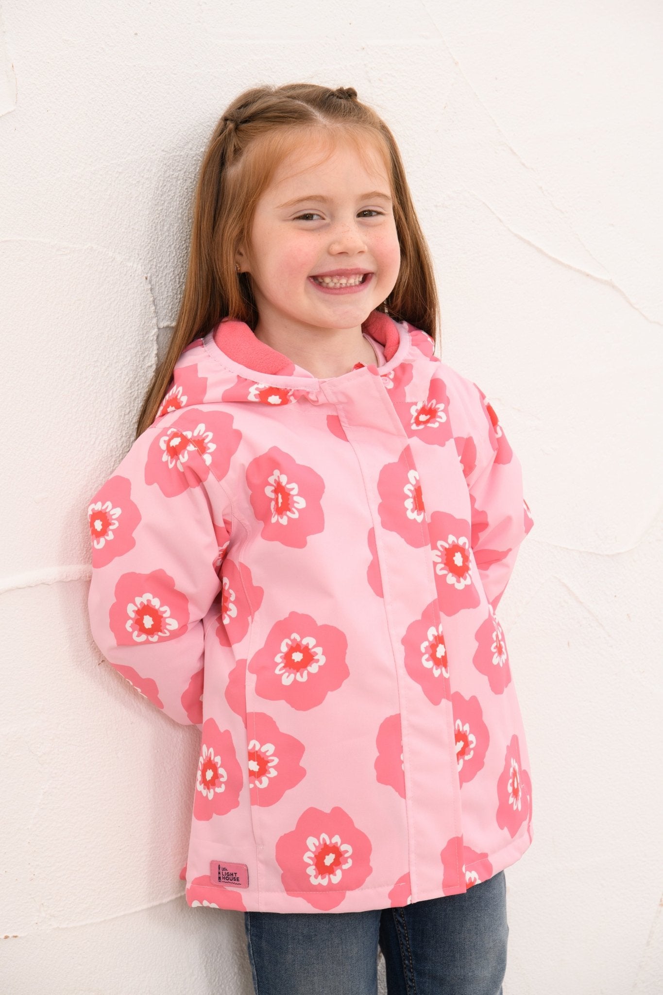 Freya Coat - Pink Flower-Lighthouse