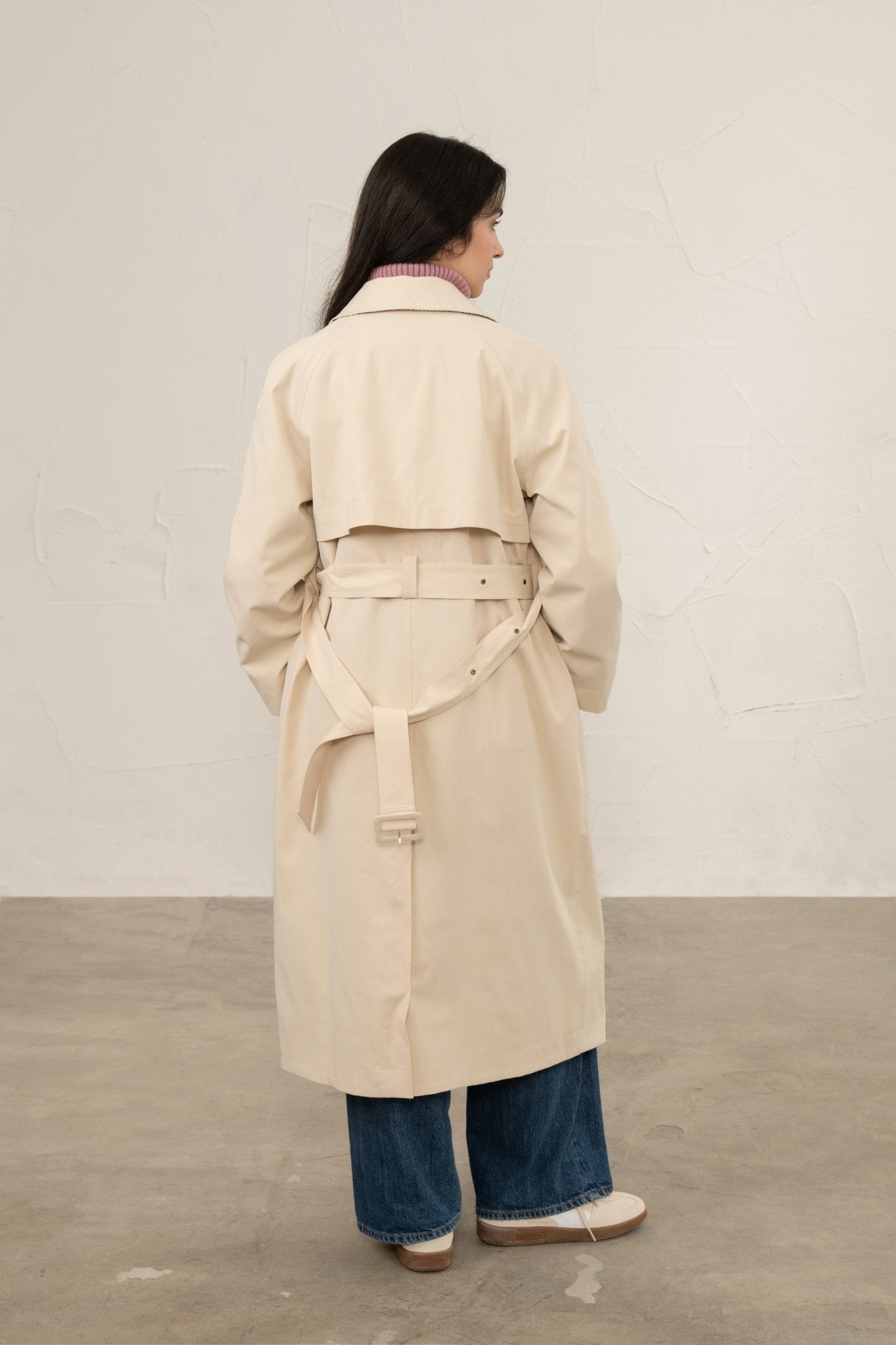 Harper Waterproof Trench Coat - Stone-Lighthouse
