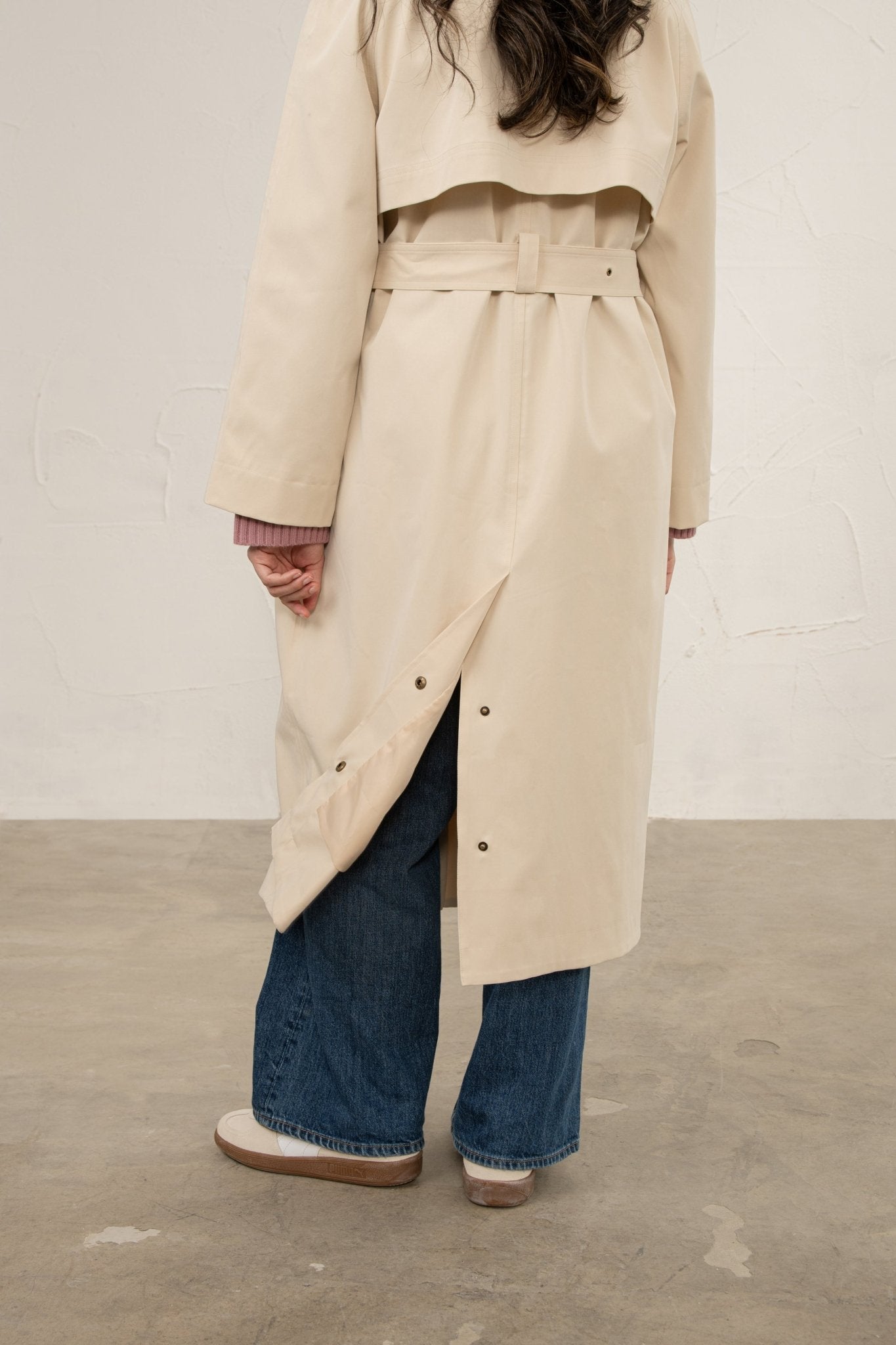 Harper Waterproof Trench Coat - Stone-Lighthouse