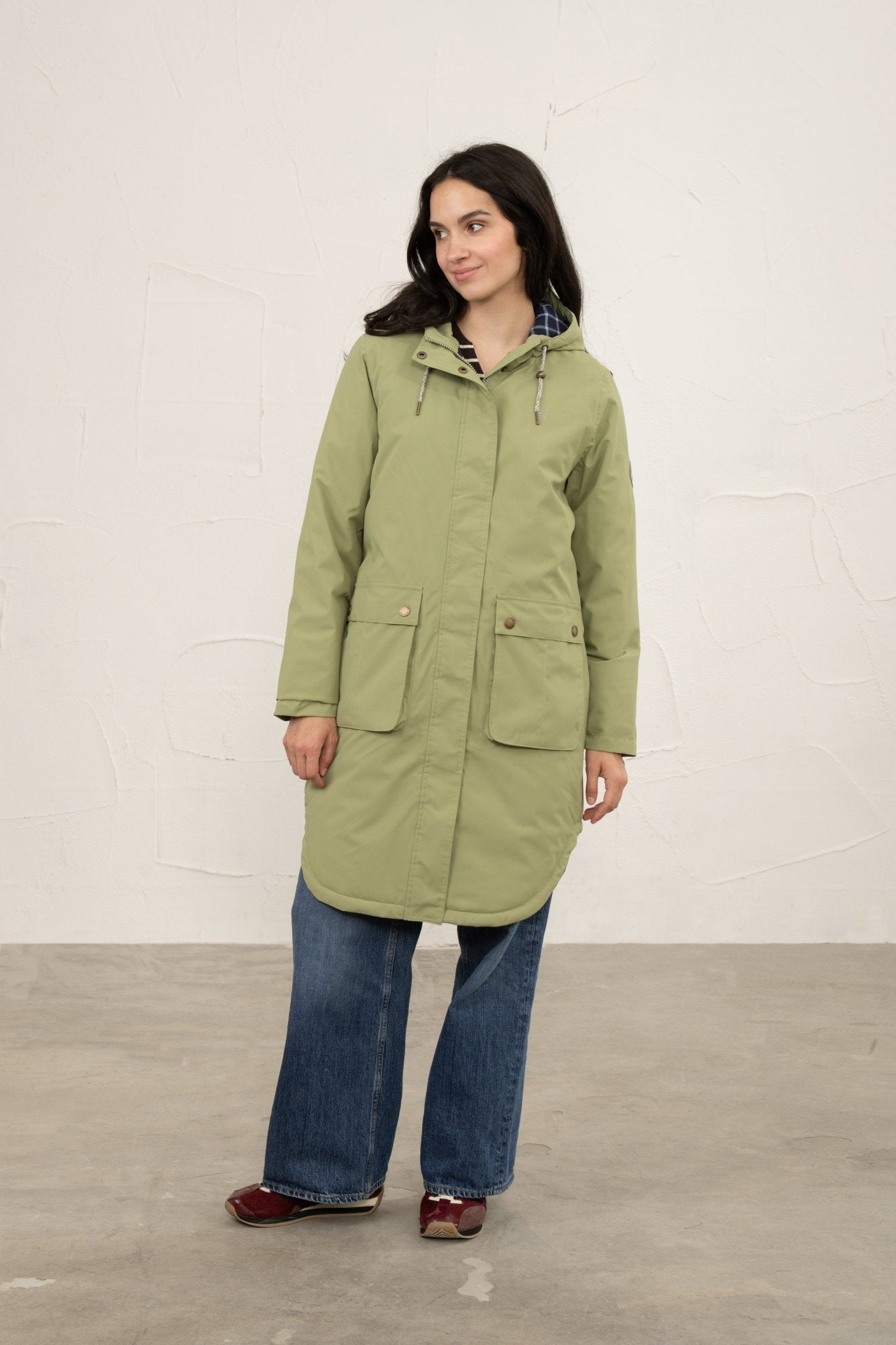 Imogen Coat - Moss-Lighthouse