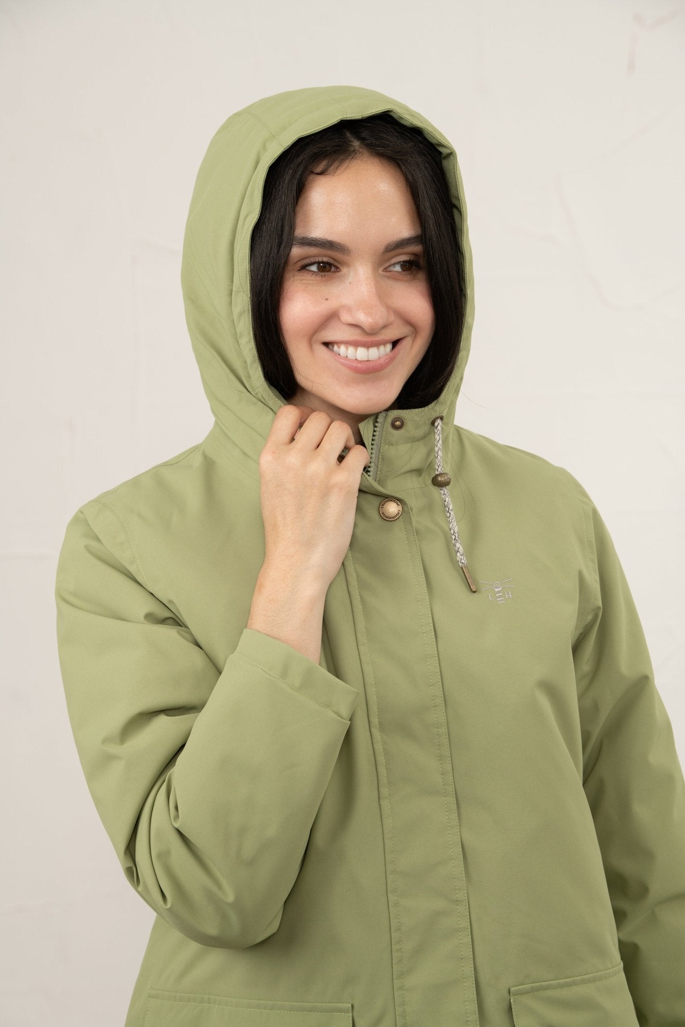 Imogen Coat - Moss-Lighthouse