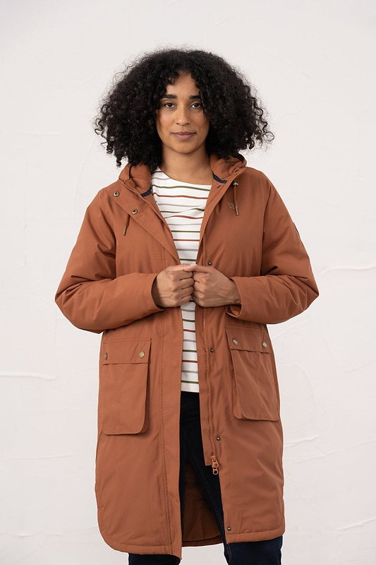 Imogen Coat - Rust - Lighthouse