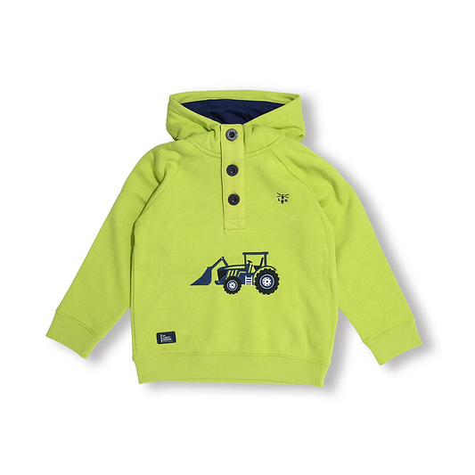 Jack Boys Hoodie - Lime Digger - Lighthouse