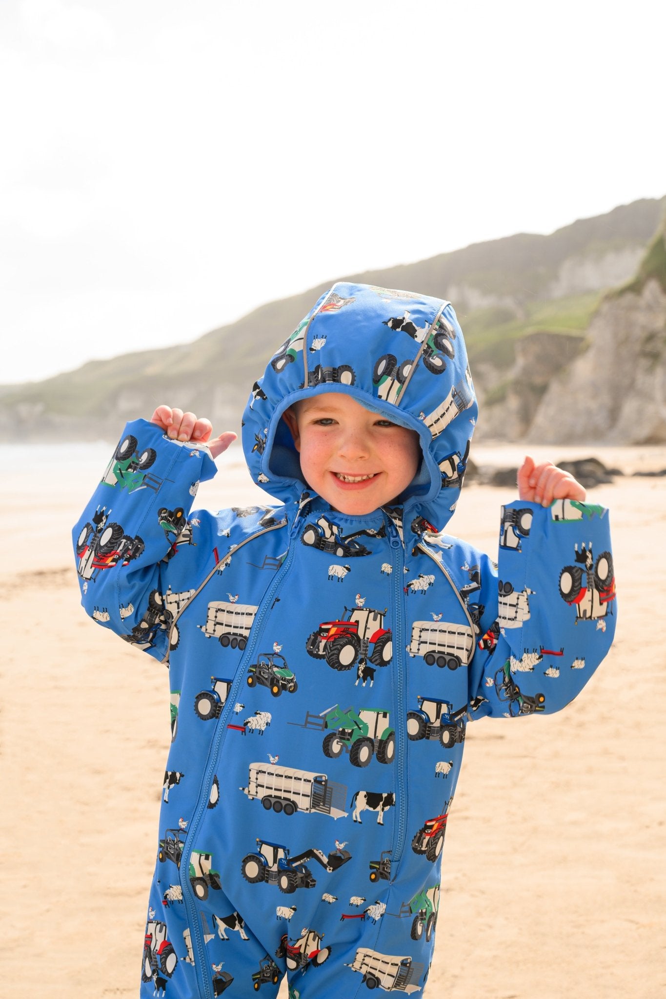 Jamie Puddlesuit - Farm Print - Lighthouse