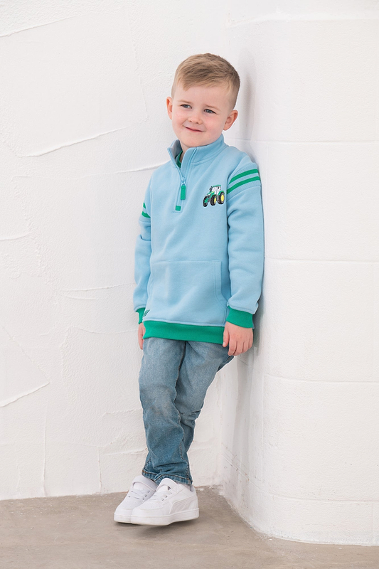 Jonah Sweatshirt - Green Tractor - Lighthouse