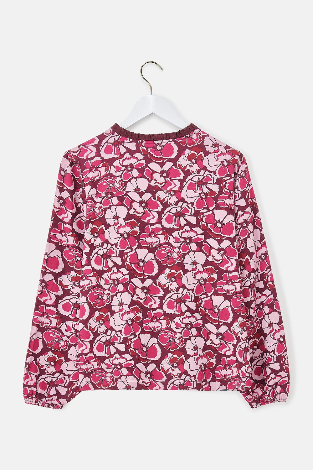 Juliette Blouse - Cranberry Floral - Lighthouse