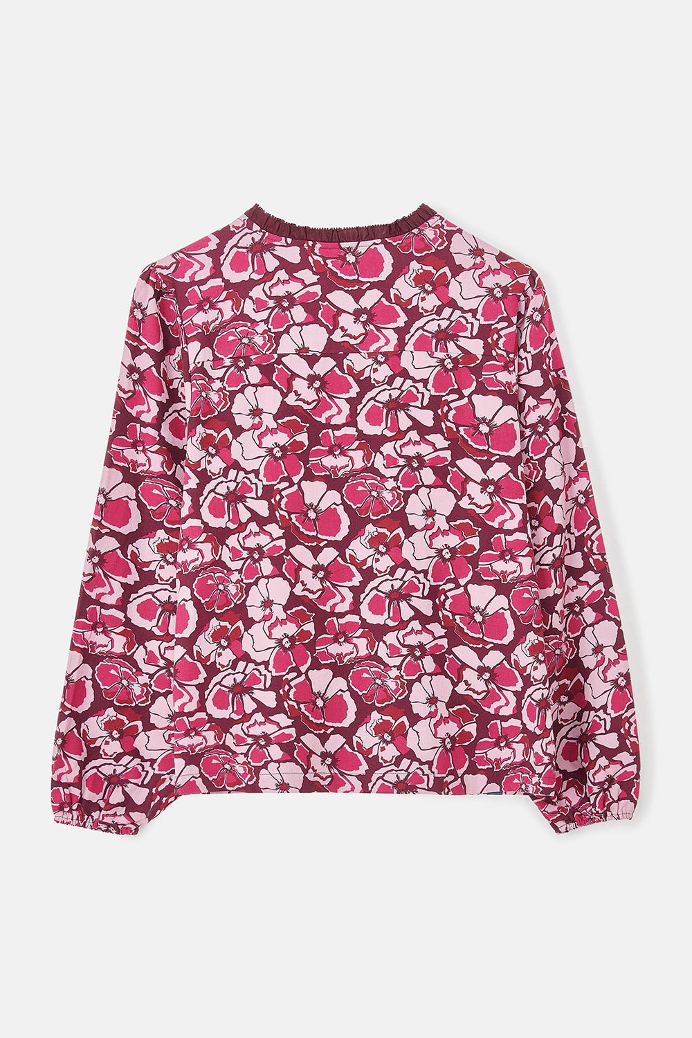 Juliette Blouse - Cranberry Floral - Lighthouse