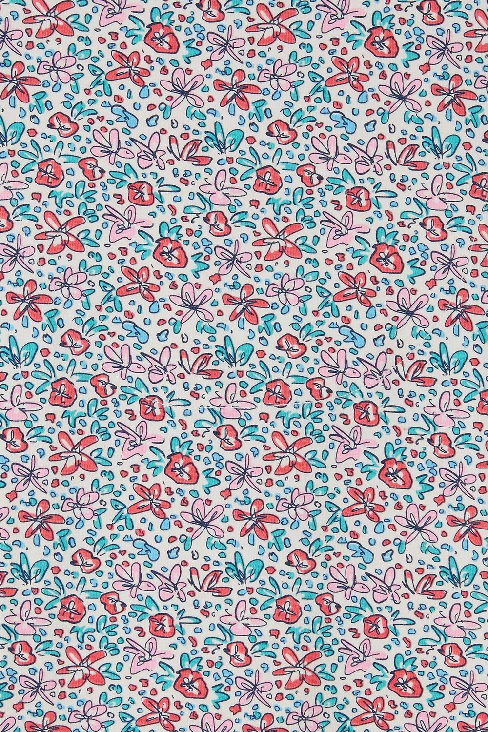 Katie Dress - Ditsy Floral - Lighthouse