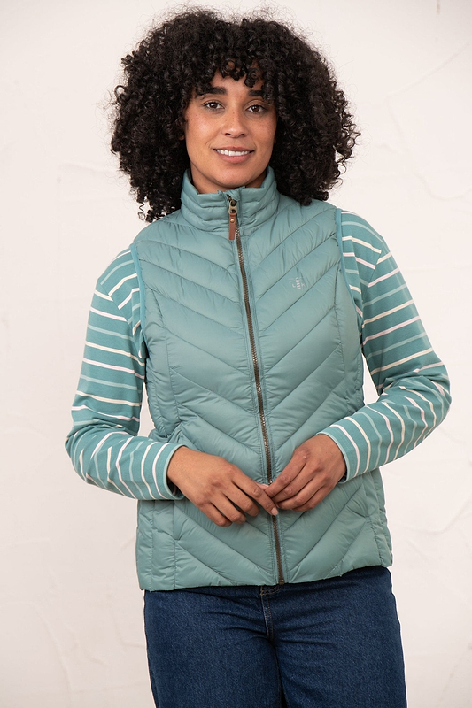 Laurel Gilet - Duck Egg-Lighthouse