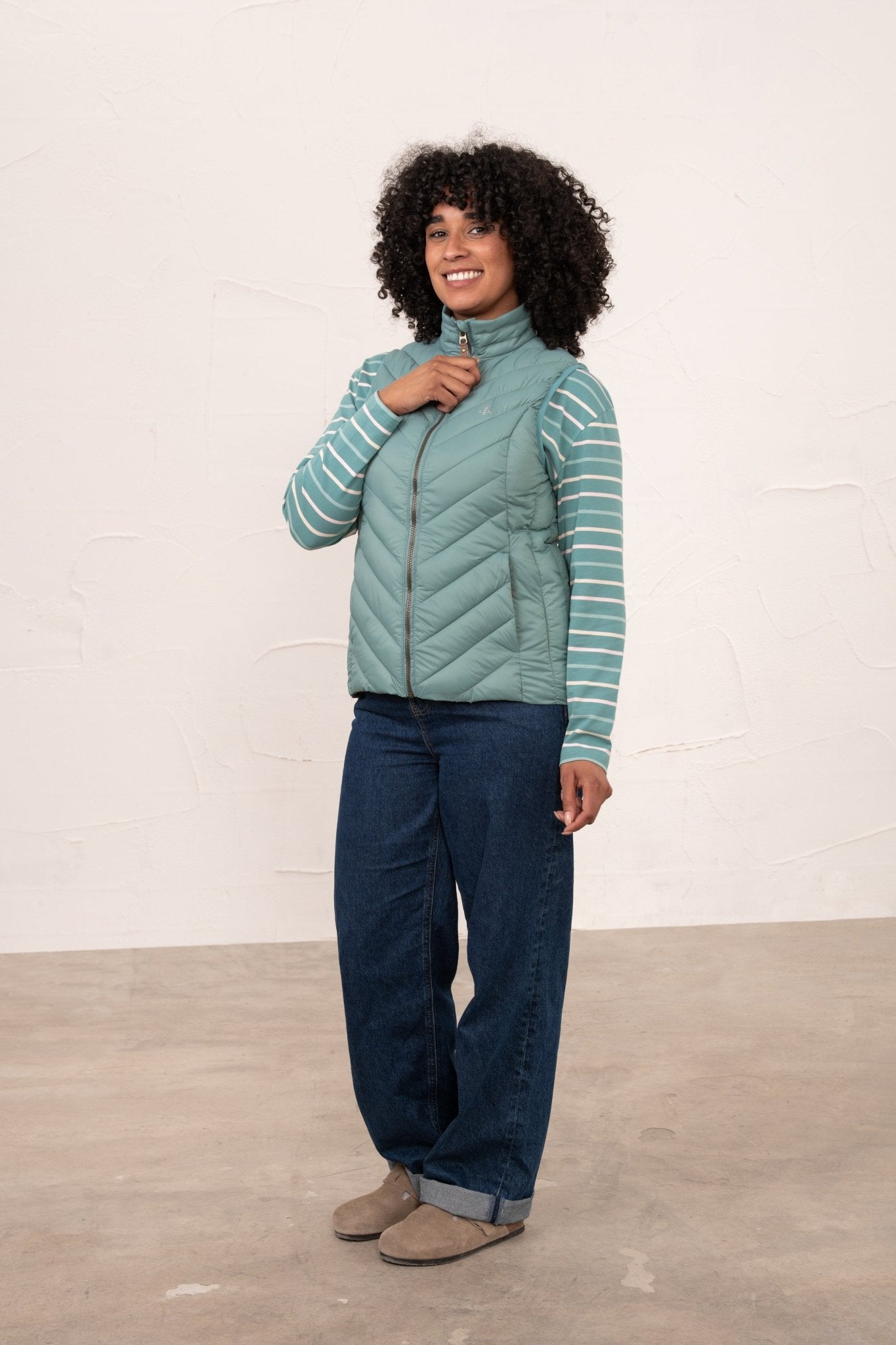 Laurel Gilet - Duck Egg-Lighthouse
