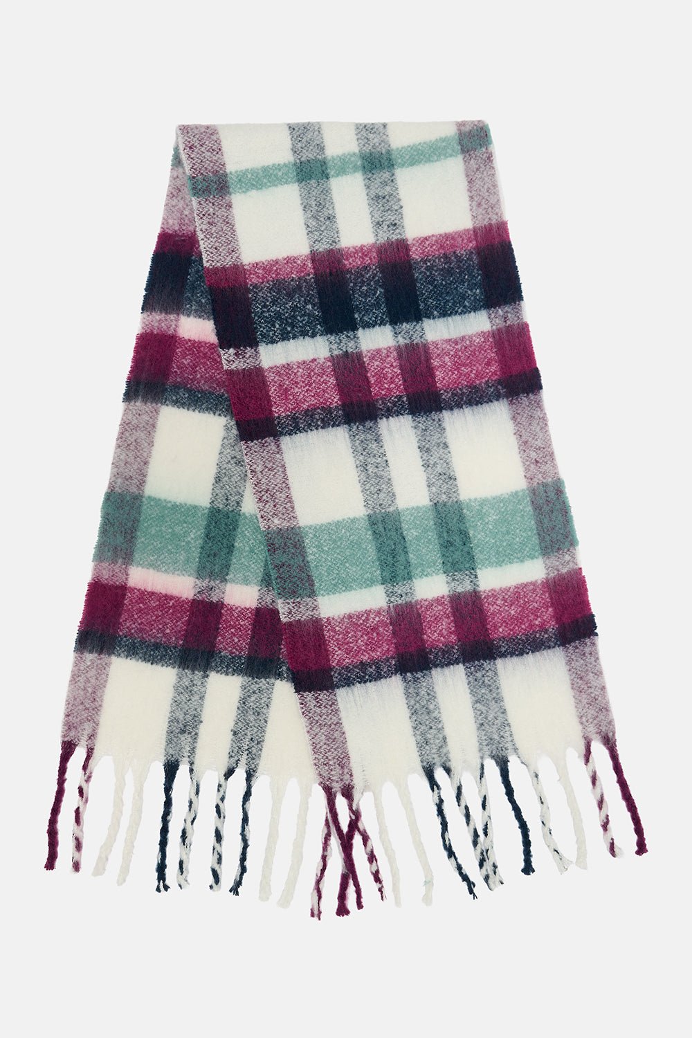 Lighthouse Scarf - Duck Egg Berry Navy-Lighthouse