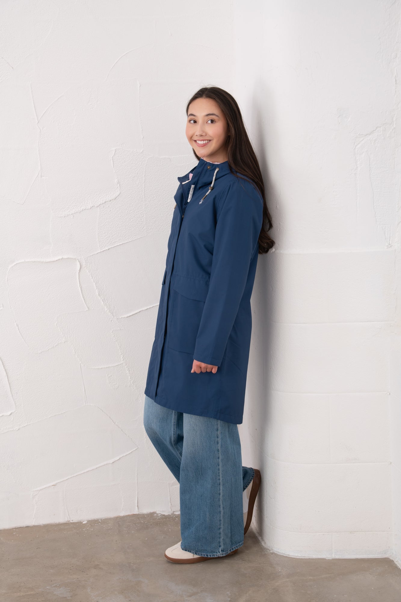 Long Beachcomber Jacket - Indigo - Lighthouse