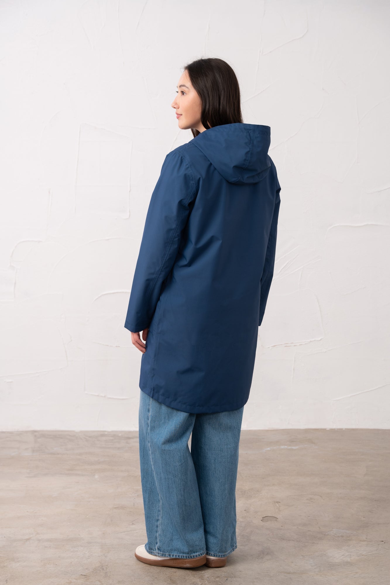 Long Beachcomber Jacket - Indigo - Lighthouse