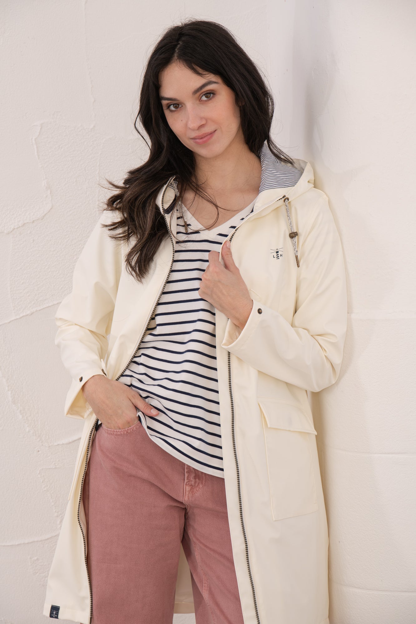 Lucy Long Jacket - Coconut - Lighthouse