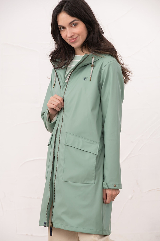 Lucy Long Jacket - Sage - Lighthouse
