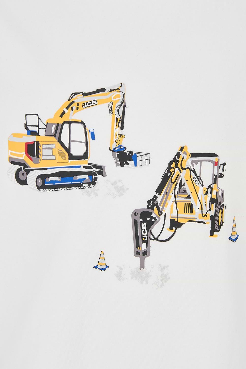 Oliver Short Sleeve Top - JCB Print - Lighthouse