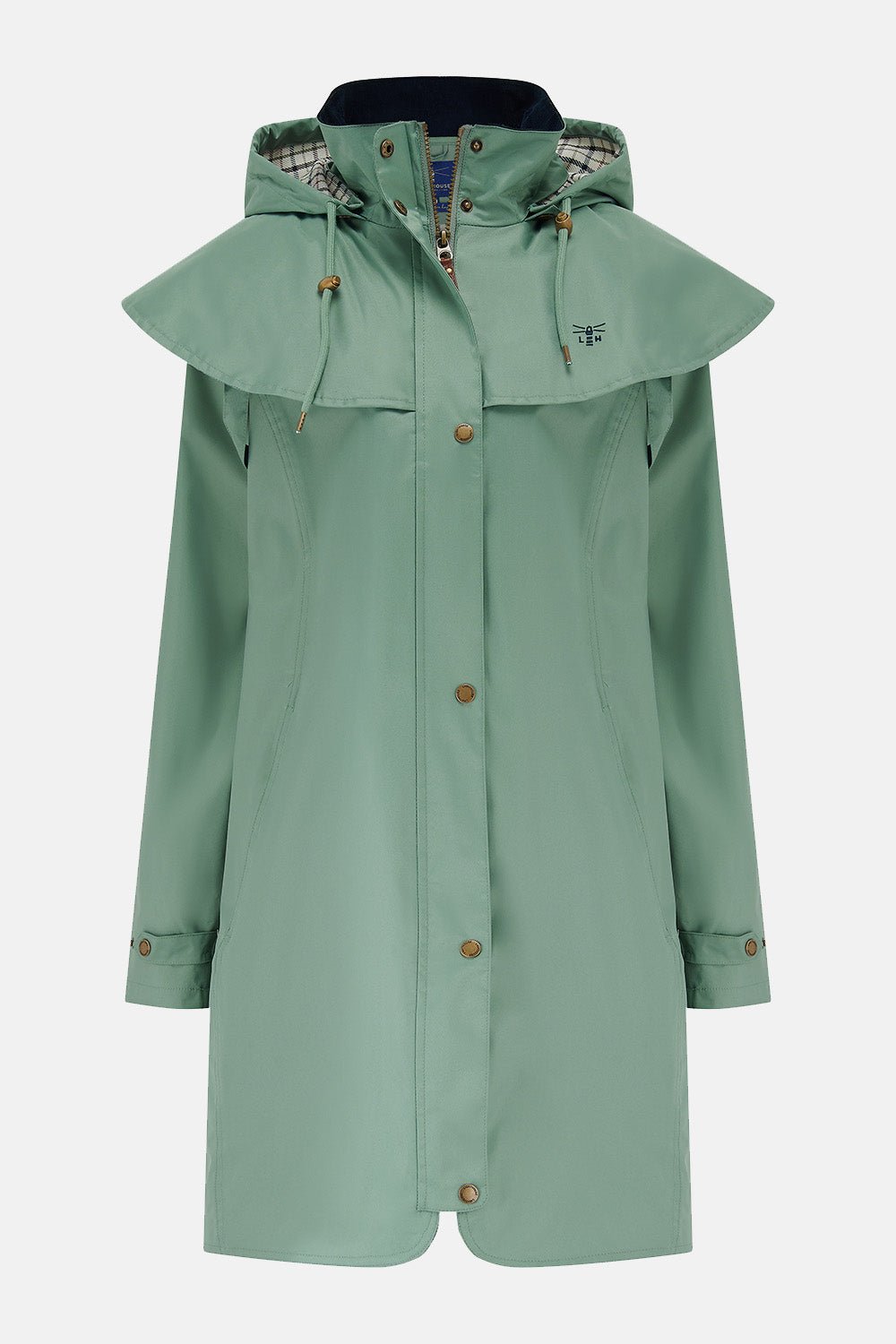 Outrider 3/4 Length Waterproof Raincoat - Sage-Lighthouse