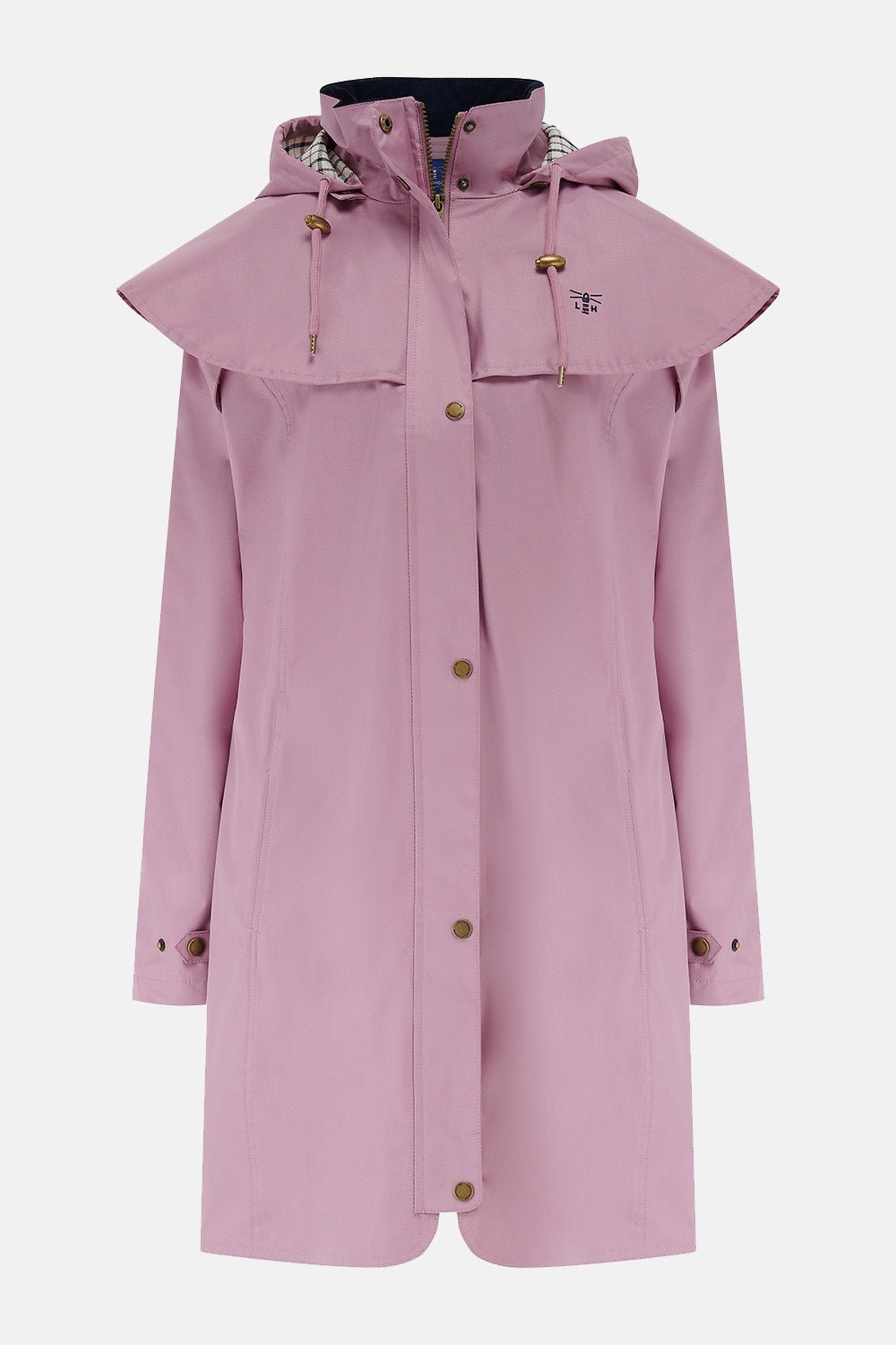 Outrider 3/4 Length Waterproof Raincoat - Wild Rose-Lighthouse