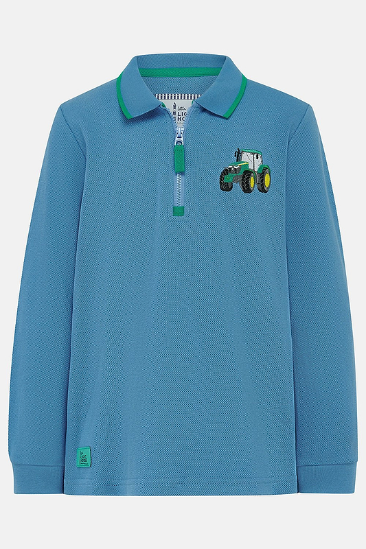 Pier Long Sleeve Top - Green Tractor-Lighthouse