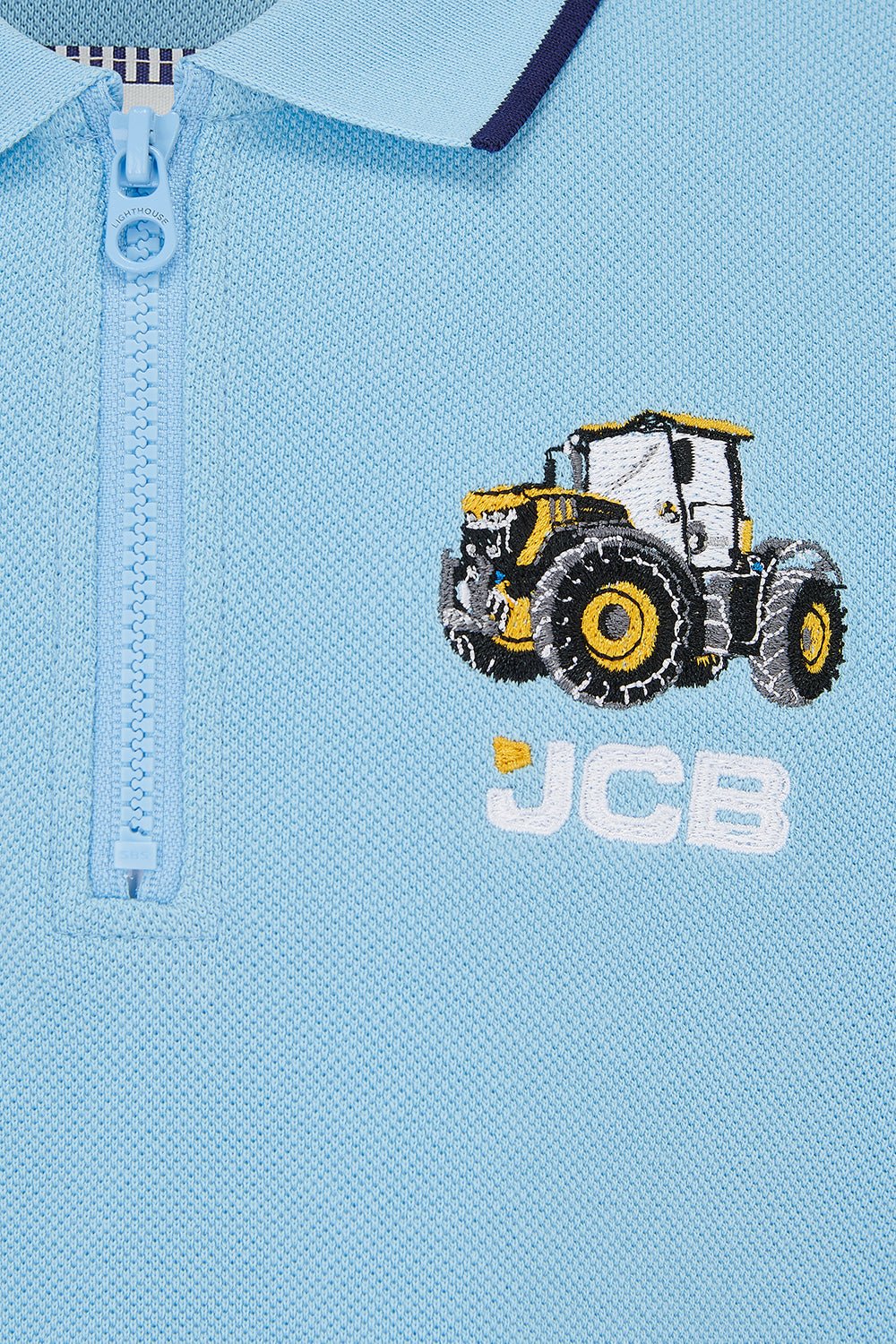 Pier Short Sleeve Polo Shirt - JCB Print - Lighthouse