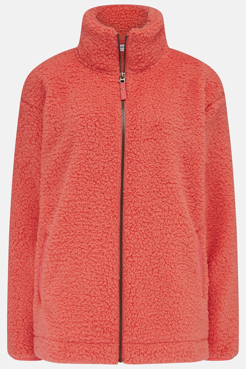 Seashell Full Zip Sherpa Fleece - Poppy - Lighthouse