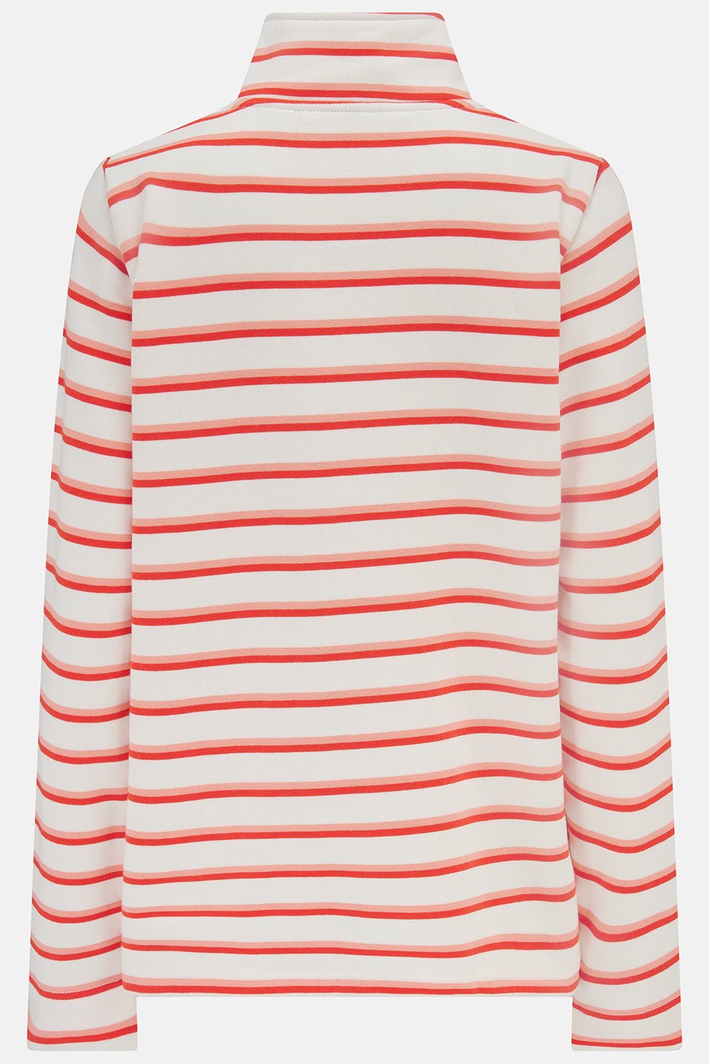 Shore Sweatshirt - Coral Poppy Stripe - Lighthouse