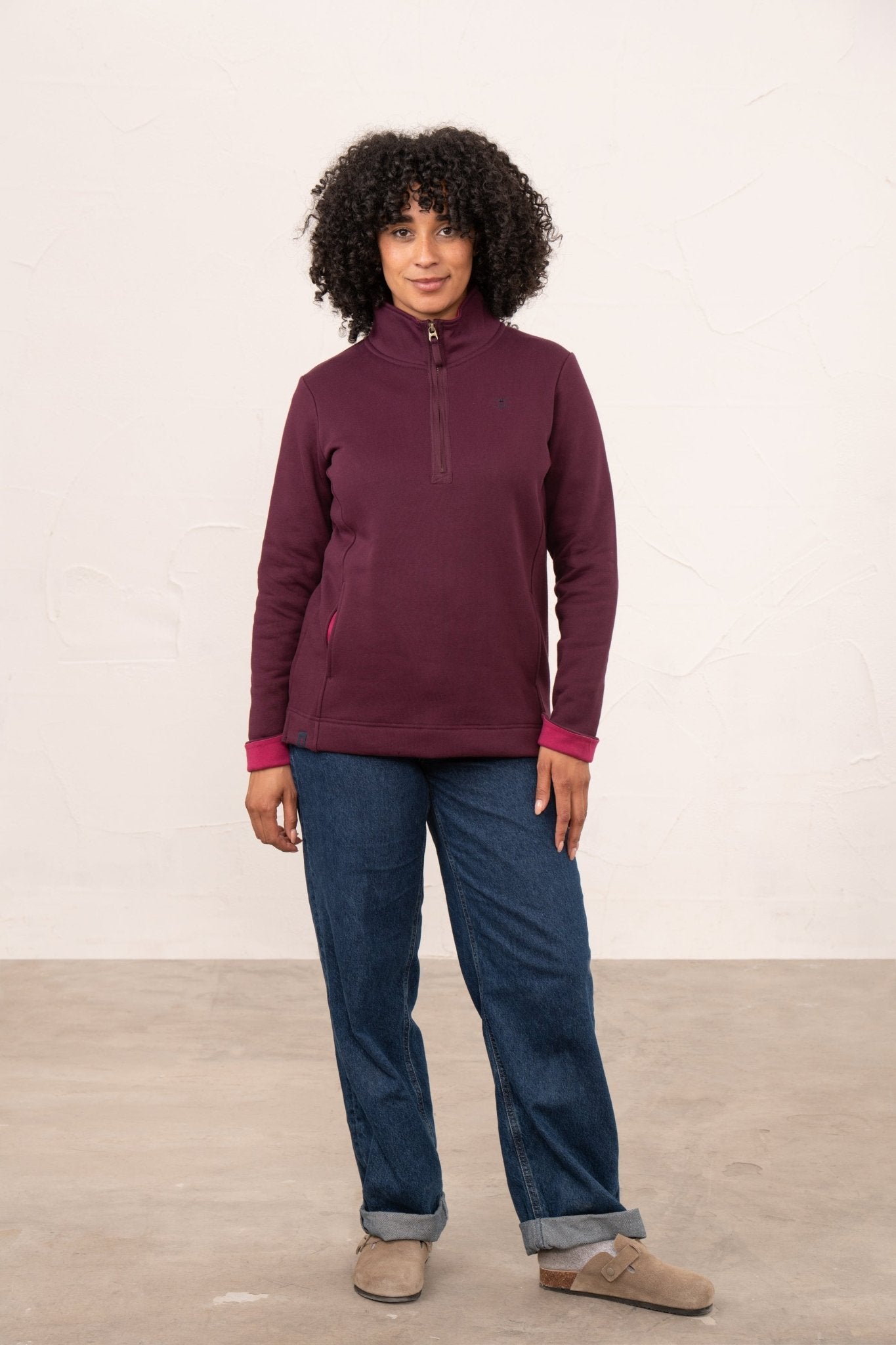Shore Sweatshirt - Damson-Lighthouse