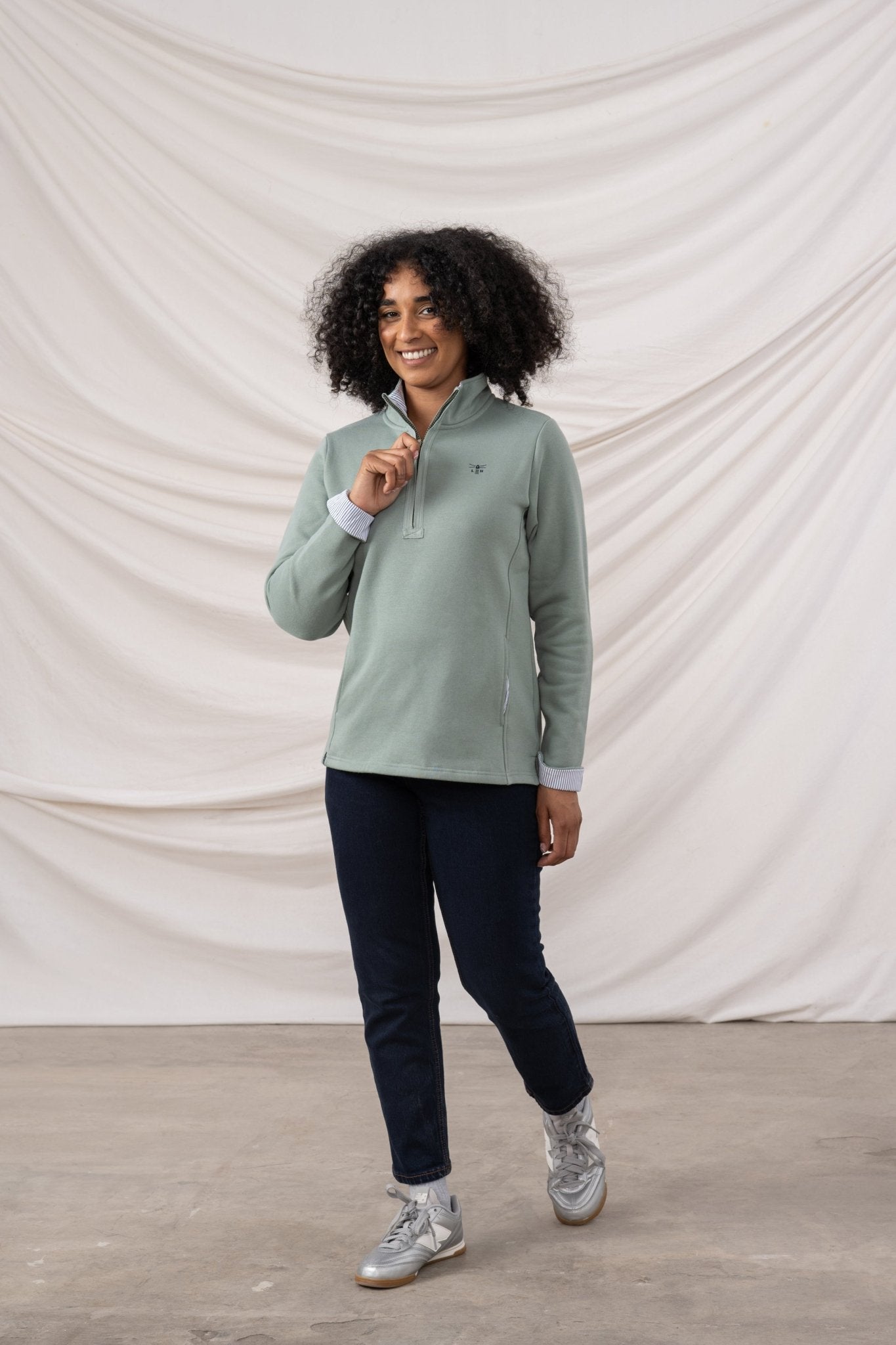 Shore Sweatshirt - Sage - Lighthouse