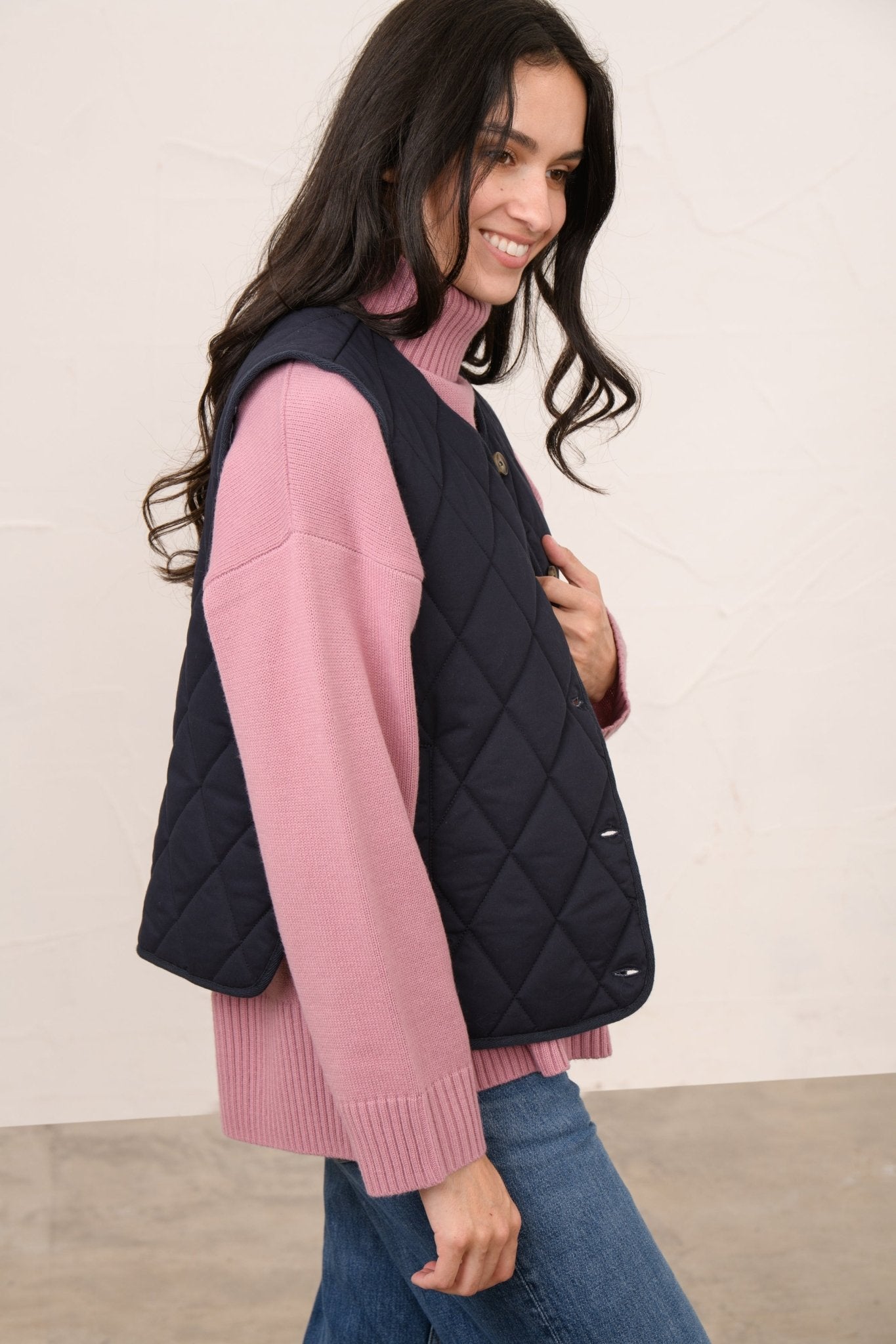 Sloane Gilet - Navy-Lighthouse