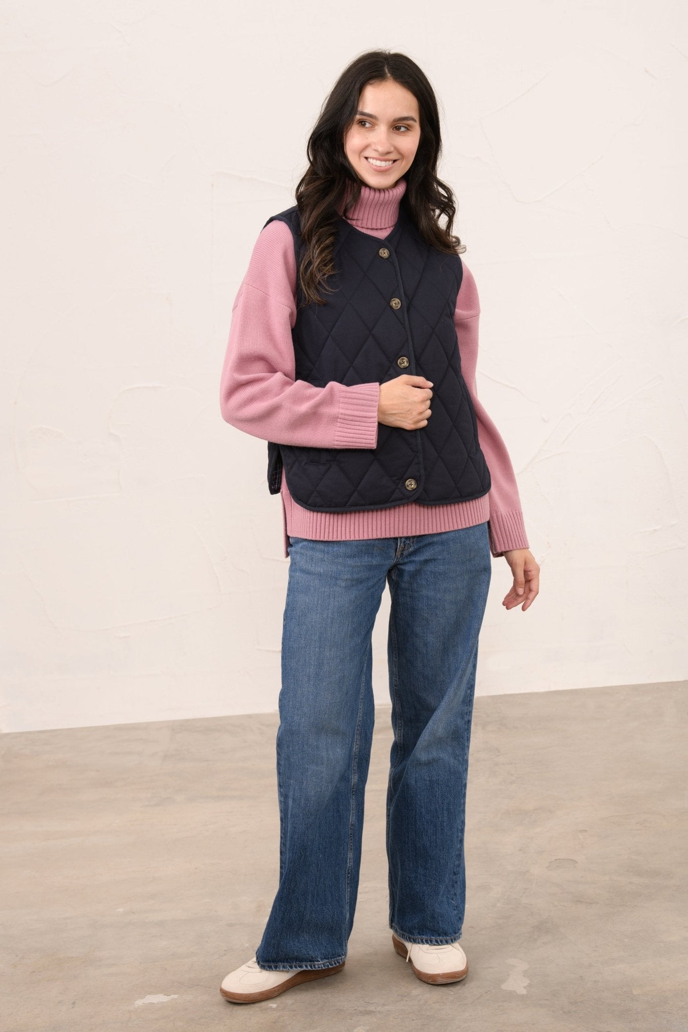 Sloane Gilet - Navy-Lighthouse