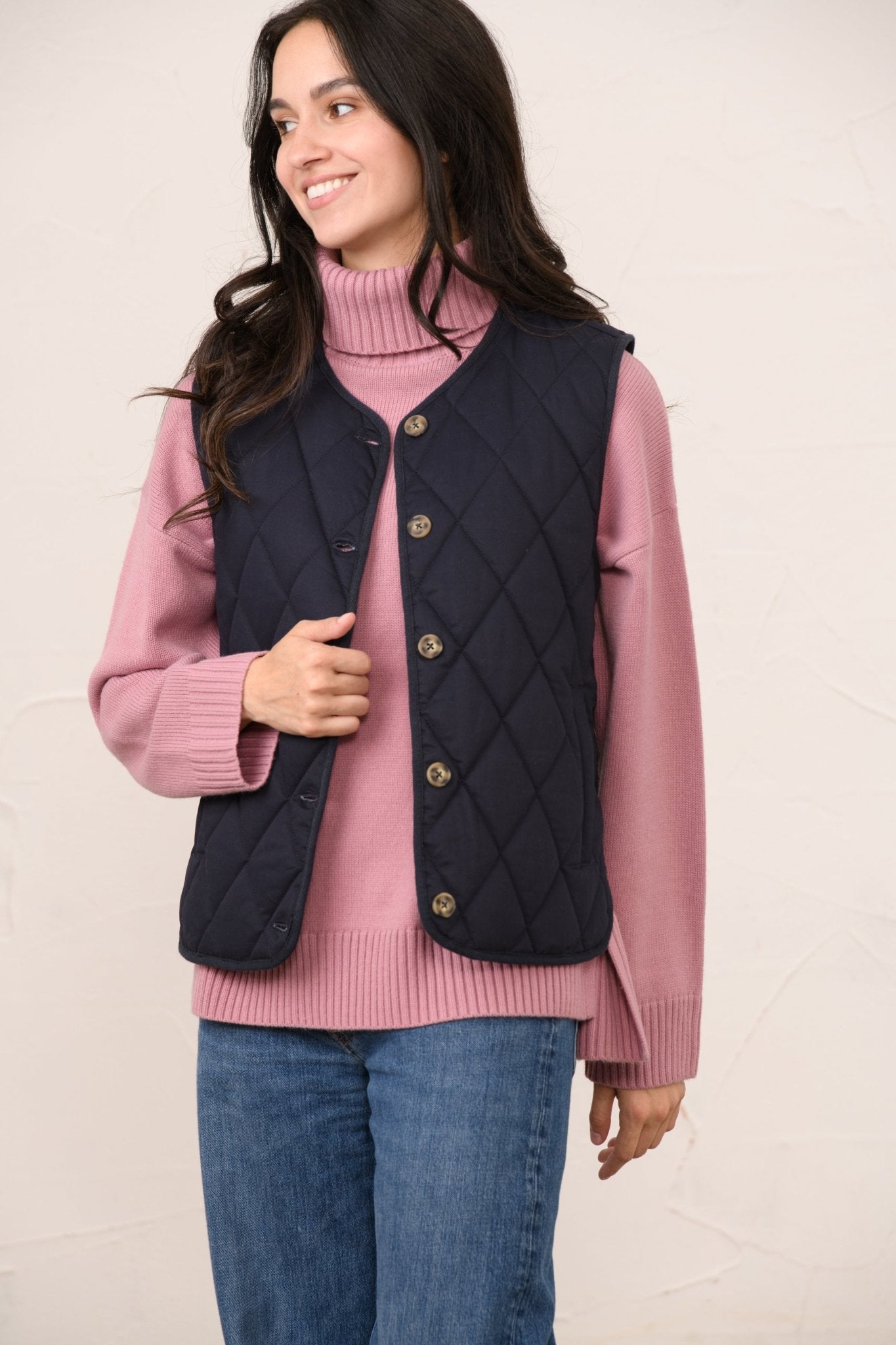 Sloane Gilet - Navy-Lighthouse