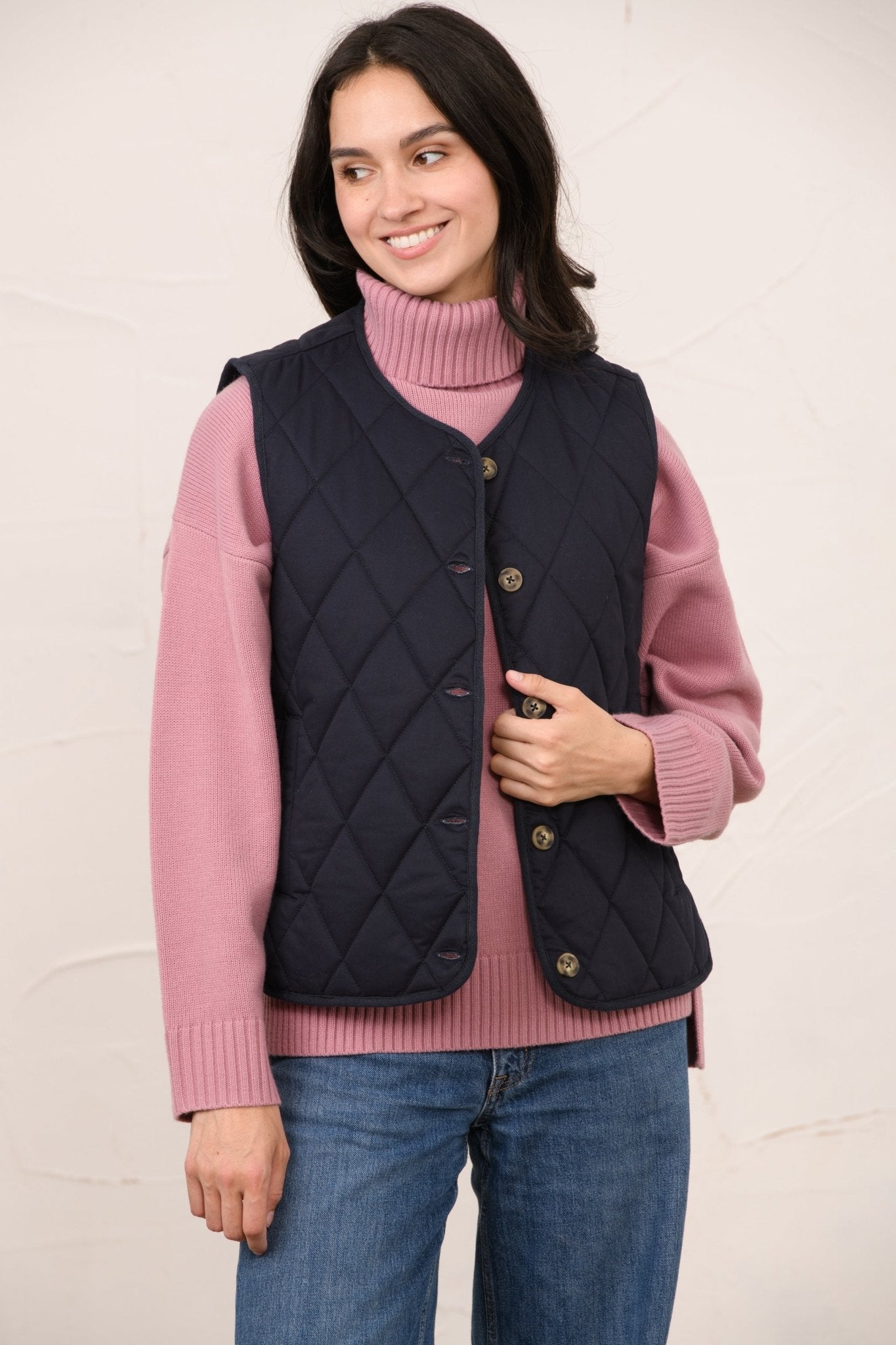 Sloane Gilet - Navy-Lighthouse