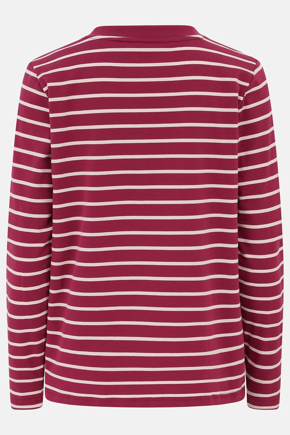 Sorcha Top - Berry Pink Stripe-Lighthouse
