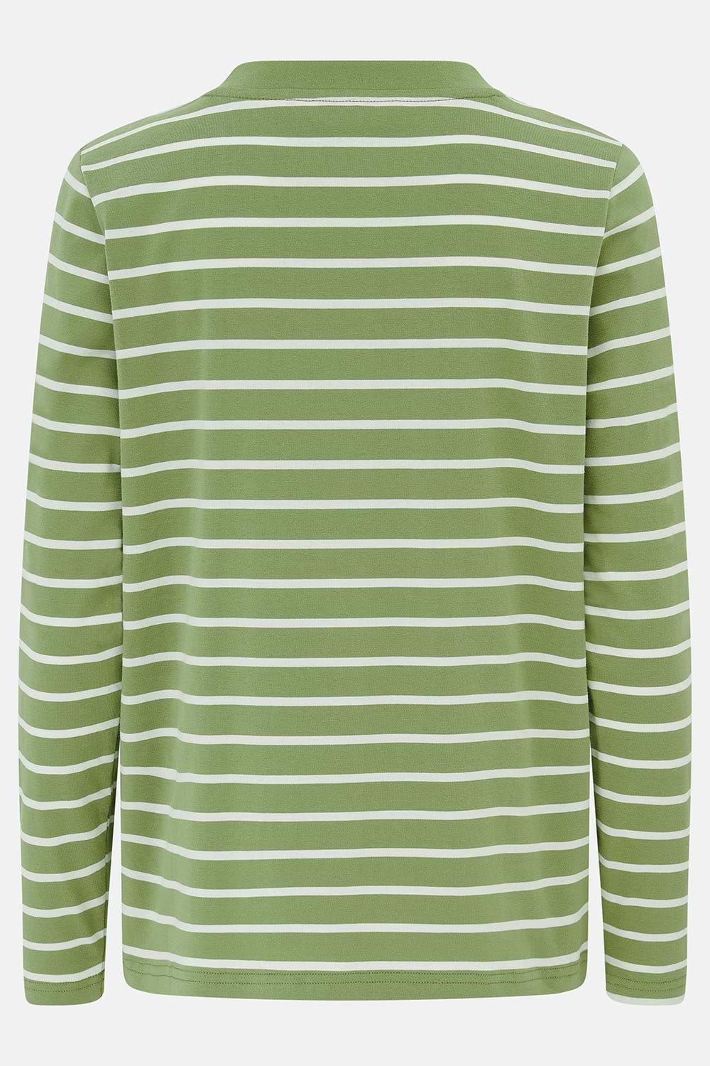 Sorcha Top - Moss Stripe-Lighthouse