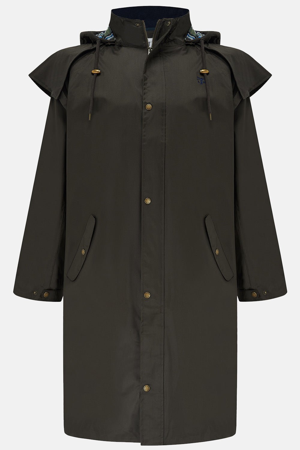 Stockman Full Length Rain Coat - Chocolate-Lighthouse