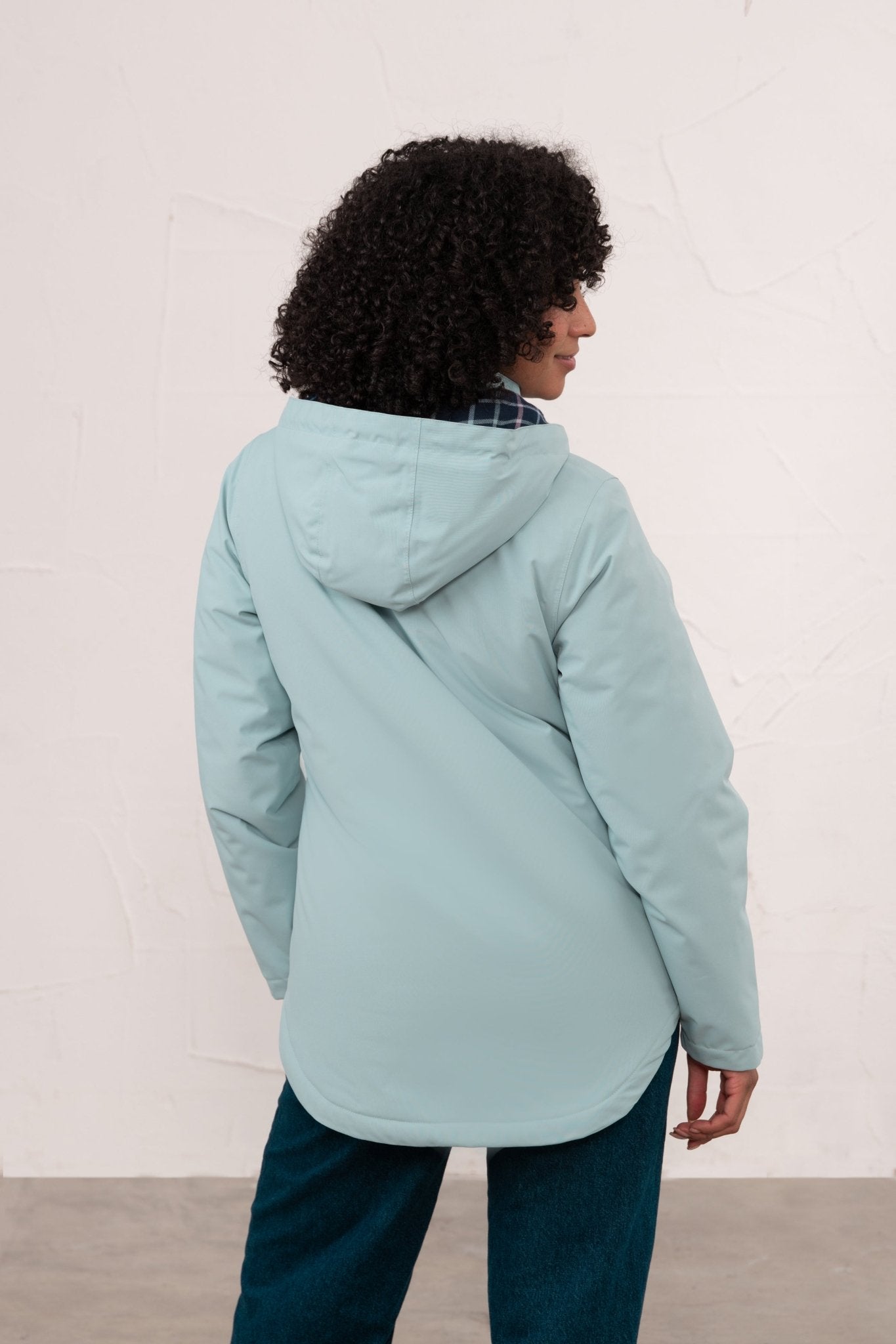 Tess Coat - Duck Egg-Lighthouse