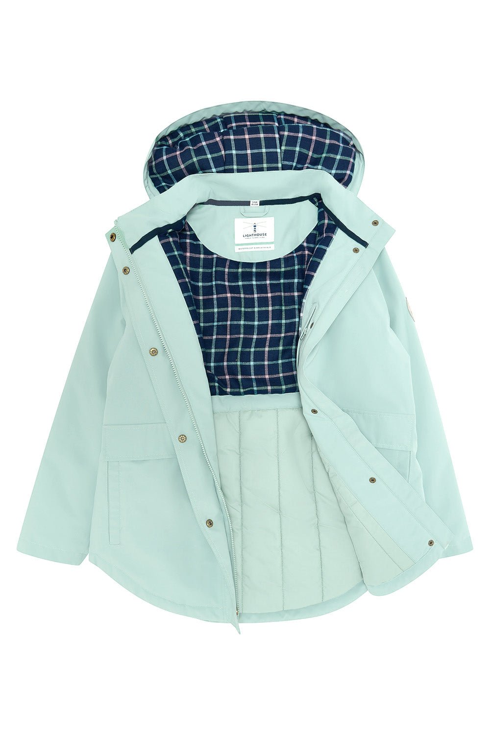 Tess Coat - Duck Egg-Lighthouse