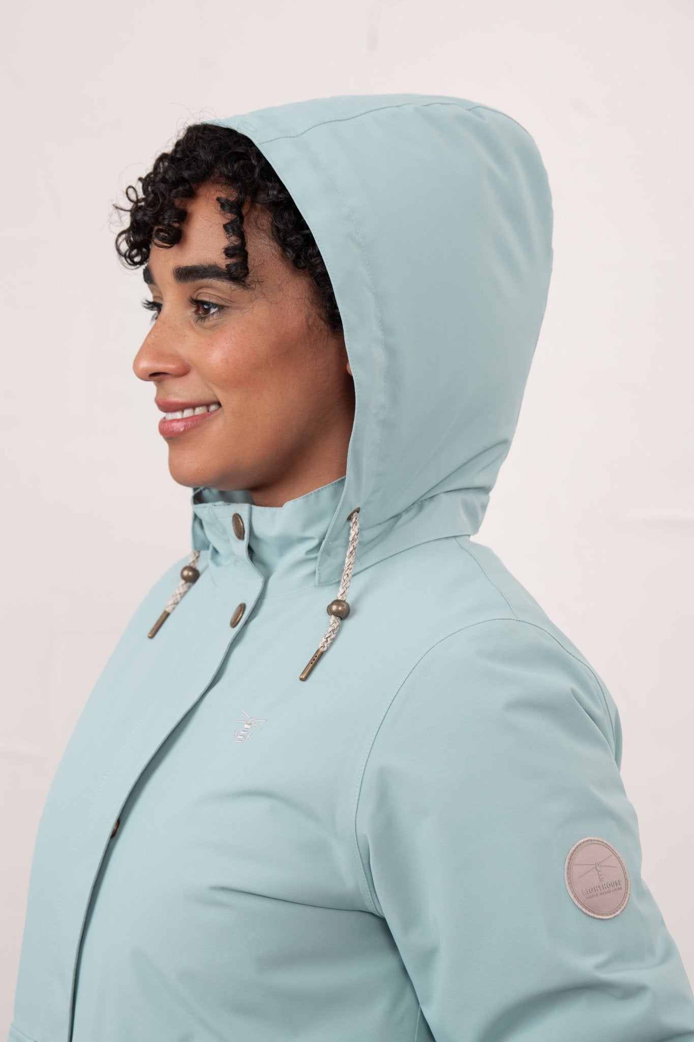 Tess Coat - Duck Egg-Lighthouse