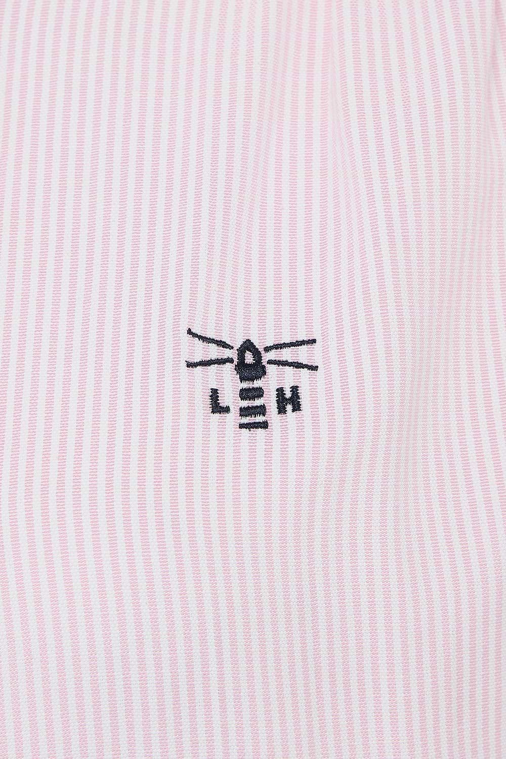 Thea Cotton Blouse - Pink Stripe - Lighthouse