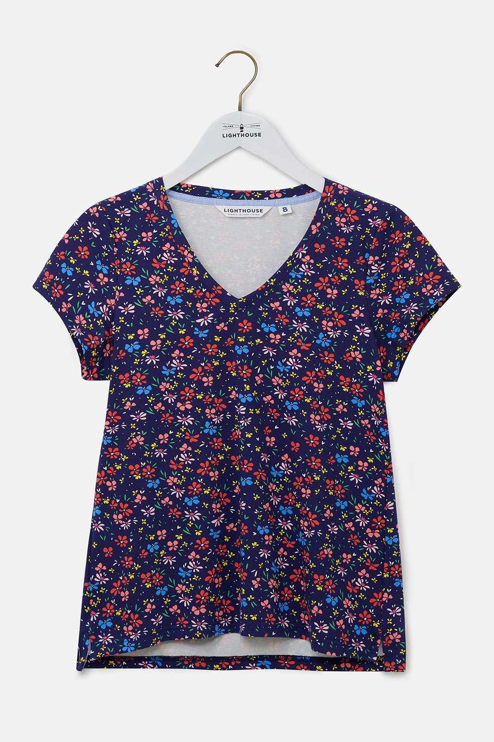 Ariana Tee - Multi Floral-Lighthouse