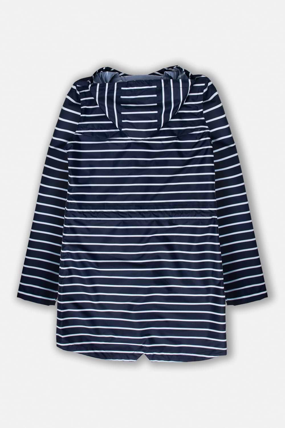 Cara Rain Parka - Navy Stripe - Lighthouse